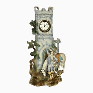 Antique Clock in Bisque