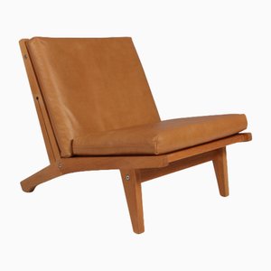 Lounge Chair Model Ge-370 attributed to Hans J. Wegner for Getama, 1960s