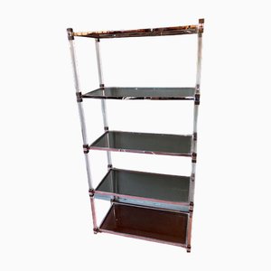 Shelf in Acrylic Glass and Smoked Glass, 1970s
