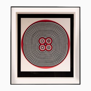 Gerhard Uhlig, Senza titolo, Serigrafia, 1966, Incorniciato