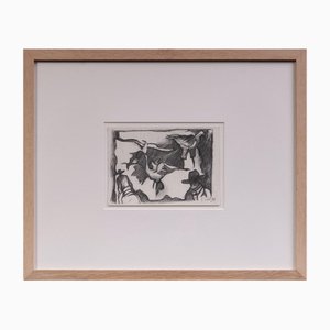 Gerhard Uhlig, Untitled, 1990, Graphite, Framed