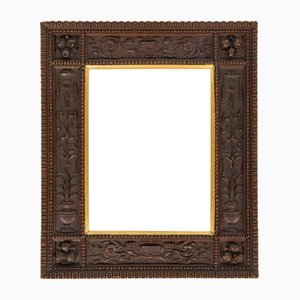 Italian Renaissance Style Frame in Finely Carved Wood