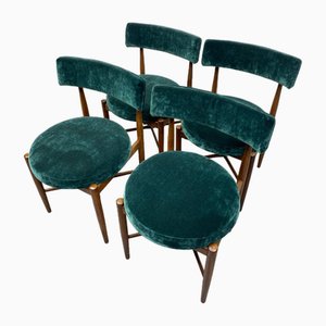 Mid-Century Dining Chairs Kofod Larsen for G Plan, 1960, Set of 4