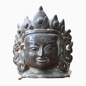 Ming Bronze Buddha Kopf