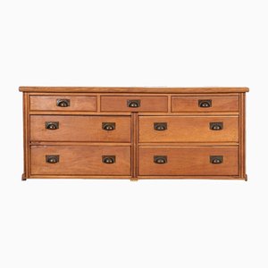 Large 19th Century English Mahogany Chest of Drawers, 1890