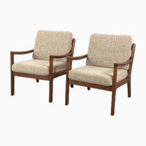 Senator Armchairs by Ole Wanscher for Cado, Set of 2