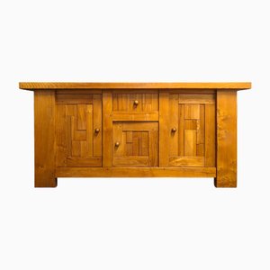 Brutalist Sideboard in Elm