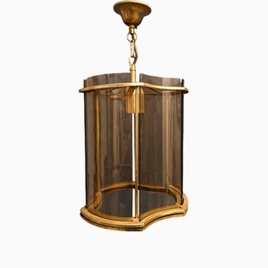 Italian Style Curved Glass Lantern