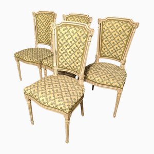 Louis XVI Style Dining Chairs, Set of 4