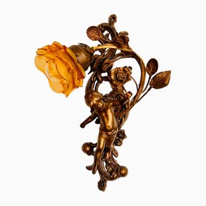 Italian Wall Sconces in Bronze, Set of 2