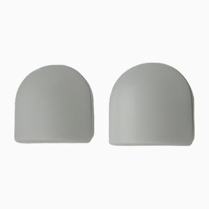 Opaline Wall Lamps by Staff Leuchten, Set of 2