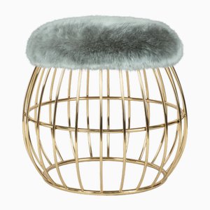 Tabouret Andy en Laiton par Ottiu