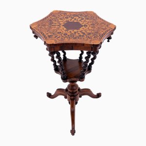 Inlaid Side Table, France, 1880