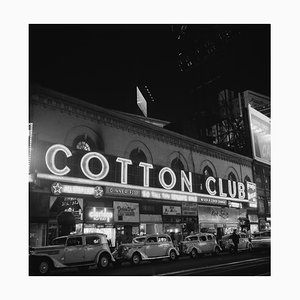 George Karger, Cotton Club Marquee in Ny, 1938, Silberner Gelatinefaserdruck