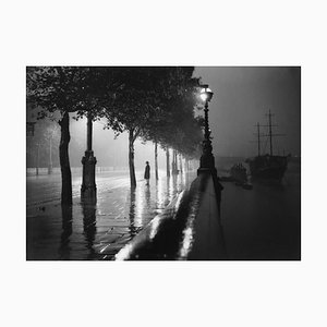 Fox Photos, Rainy Embankment, 1929