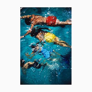 Lámina fotográfica Slim Aarons, Nadando en las Bahamas, 1959