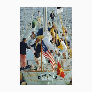 Slim Aarons, Party in Bermuda, 1970s, Estate Stamped Photographic Print