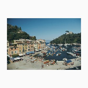 Slim Aarons, Portofino Harbour, 1977, Estate Stamped Fotodruck