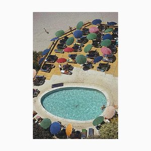 Slim Aarons, Pool at Carvoeiro, 1970s, Estate Stamped Photographic Print