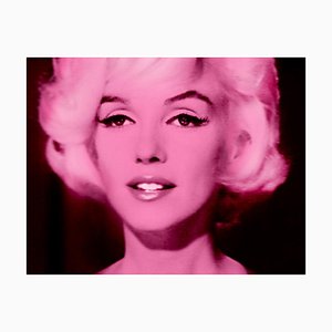 Pink Marilyn, Signed limited edition Pop Art, Marilyn Monroe, 2023