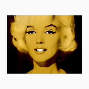 Batik, Gold Marilyn, Marilyn Monroe, 2023, Signed Limited Edition Pop Art