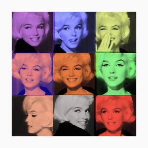 Nine Of One, Marilyn Monroe, 2023, Pop Art de edición limitada firmado