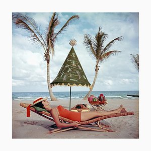 Slim Aarons, Palm Beach Idyll, Estate Stamped Photographic Print, 1955 / 2020s