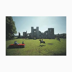 Slim Aarons, Polo at Cowdray Park, Impression photographique estampillée Estate, 1985 / 2020