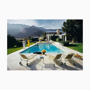 Slim Aarons, Pasarela junto a la piscina, Impresión fotográfica estatal, años 70/2020