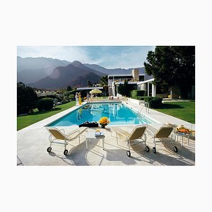 Slim Aarons, hamacas junto a la piscina, impresión fotográfica Estate, años 70/2020