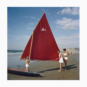 Slim Aarons, Velero en San Diego, Impresión fotográfica estatal, años 60/2020