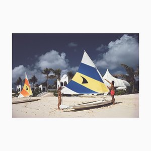 Slim Aarons, Sailing in Anguilla, Estate Stamped Photographic Print, 1992 / 2020s