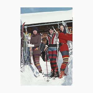 Slim Aarons, Esquí en Gstaad, Impresión fotográfica estatal, 1977/2020