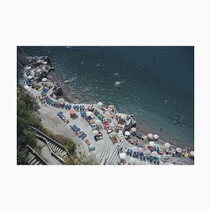 Slim Aarons, Positano Beach, Estate Stamped Photographic Print, 1979 / 2020s