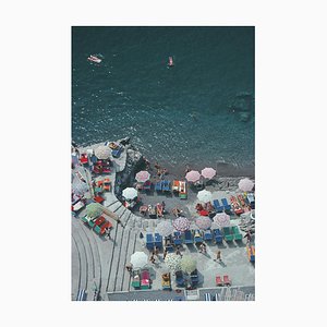Slim Aarons, Positano Beach, Estate Stamped Photographic Print, 1979 / 2020s