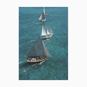 Slim Aarons, Sailing in the Bahamas, Estate Stamped Photographic Print, 1964 / 2020s