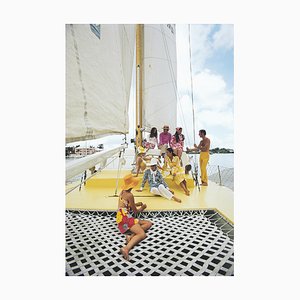 Lámina fotográfica Slim Aarons, A Colorful Crew, Estate, años 70/2020