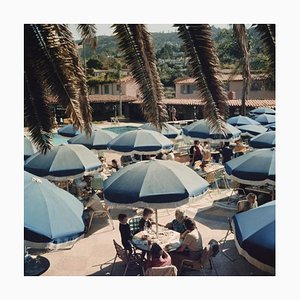 Slim Aarons, comedor al aire libre, impresión fotográfica del estado, 1956/2020
