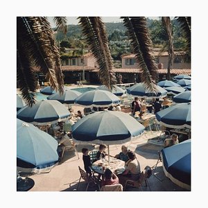 Slim Aarons, Outdoor Dining, Estate Stamped Photographic Print, 1956 / 2020s