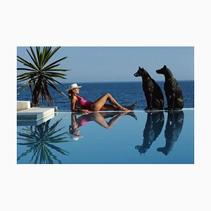 Slim Aarons, Pantz Pool, Estate Stamped Fotodruck, 1985 / 2020er