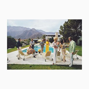 Slim Aarons, Palm Springs Party, Estate Stamped Photographic Print, 1970 / 2020s