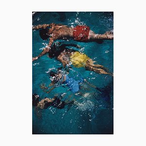 Slim Aarons, Swimming in the Bahamas, Estate Stamped Photographic Print, 1959 / 2020s