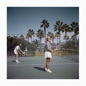 Slim Aarons, Tennis in San Diego, Estate Stamped Photographic Print, 1956 / 2020s