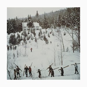Lámina fotográfica Slim Aarons, Vermont Winter, Estate, años 60/2020