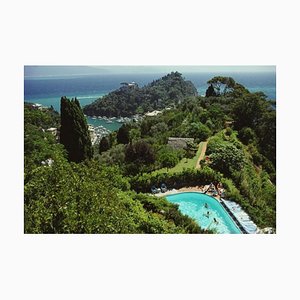 Slim Aarons, Portofino Villa, Estate Stamped Photographic Print, 1977 / 2020s
