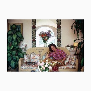 Slim Aarons, Caroline and Pet, Impression photographique estampillée Estate, 1977 / 2020