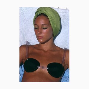 Slim Aarons, Marisa Berenson, Estate Stamped Photographic Print, 1968 / 2020s