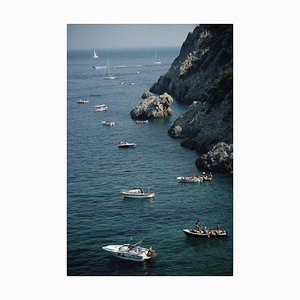 Slim Aarons, Porto Ercole Boats, Estate Stamped Photographic Print, 1991 / 2020s