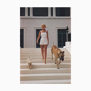 Slim Aarons, C.Z. Guest, Estate Stamped Photographic Print, 1955 / 2020s