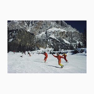 Slim Aarons, Cortina Dampezzo, Estate Stamped Photographic Print, 1988 / 2020s